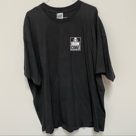 Vintage Iron Core “Yield To No One” Black T-Shirt - Picture 3 of 5